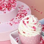 Valentine's Heart & Jimmies Sprinkles for Baking