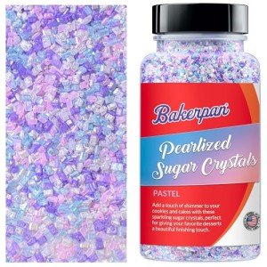 Pastel Pearlized Sugar Sprinkles for Baking