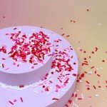 Valentine's Heart & Jimmies Sprinkles for Baking