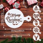 36-Piece Christmas Cookie Stencil Set