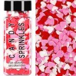 Valentine's Heart Sprinkles for Baking and Decorating