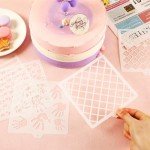 36 PCS Reusable Cookie Stencils for Baking Decor
