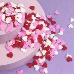 Valentine's Heart Sprinkles for Baking and Decorating