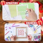 36 PCS Reusable Cookie Stencils for Baking Decor