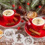 36-Piece Christmas Cookie Stencil Set