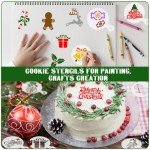 36-Piece Christmas Cookie Stencil Set