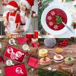 36-Piece Christmas Cookie Stencil Set