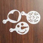 9-Piece Baking Stencil Set for Bread & Desserts