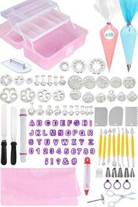 Cake Decorating Kit with Fondant Tools - 123 pcs