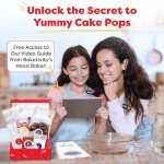 Kids' DIY Cake Pop Baking Kit with Supplies