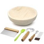 9-Inch Rattan Bread Proofing Basket Set