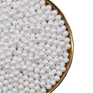White Pearl Sugar Sprinkles – 120g Shaker Jar