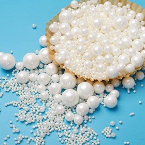 White Pearl Sugar Sprinkles - 120g for Baking
