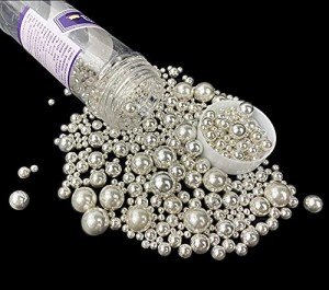 Silver Edible Pearl Sugar Sprinkles for Baking