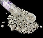 Silver Edible Pearl Sugar Sprinkles for Baking