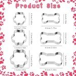 6-Piece Dog Bone Cookie Cutter Set