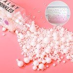 White Pearl Sugar Sprinkles - 120g for Baking