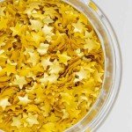 Gold Star Edible Glitter for Cake Decorating