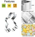 Easter Cookie Cutter Set - 5 Metal Shapes