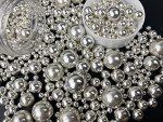 Silver Edible Pearl Sugar Sprinkles for Baking