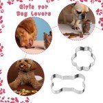 6-Piece Dog Bone Cookie Cutter Set