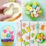 Easter Cookie Cutter Set - 5 Metal Shapes