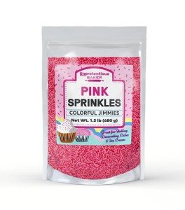 Pink Sprinkles - 1.5 lb Fun Topping
