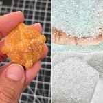 White Sugar Crystals - Crushed Glass Decor Toppings