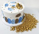Gold Pearl Sugar Sprinkles for Baking & Decorating