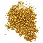 Gold Pearl Sugar Sprinkles for Baking & Decorating