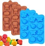 Animal-Themed Silicone Chocolate Candy Molds Set