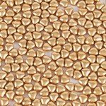 Gold Heart Sprinkles for Baking and Decorating