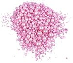 Pink Edible Pearl Sugar Sprinkles for Baking