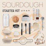 Sourdough Baking Starter Kit with Proofing Baskets