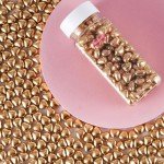 Gold Heart Sprinkles for Baking and Decorating