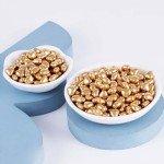 Gold Heart Sprinkles for Baking and Decorating