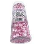 Pink Edible Pearl Sugar Sprinkles for Baking