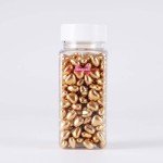 Gold Heart Sprinkles for Baking and Decorating