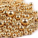 Gold Sprinkles for Cakes, Cupcakes, and Cookies