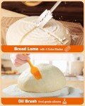 Oval and Round Banneton Bread Proofing Basket Set