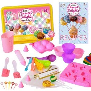 Kids Cake Pop Making Kit with Silicone Mold