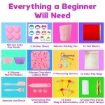 Kids Cake Pop Making Kit with Silicone Mold