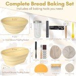 BOSKE Sourdough Starter Kit with Banneton Baskets