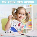 Pllieay 52 PCS Kids' DIY Apron Set