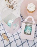 Light Purple Cupcake Boxes with Window - 50pcs