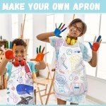 Pllieay 52 PCS Kids' DIY Apron Set