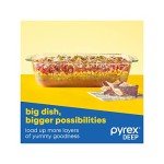 Pyrex 3-Piece Glass Baking Dish Set with Lids
