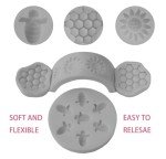 Bee Theme Silicone Molds for Baking and Crafts