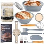 Sourdough Starter Kit with Proofing Baskets & Tools