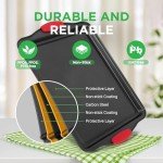 NutriChef 3-Piece Nonstick Baking Pan Set